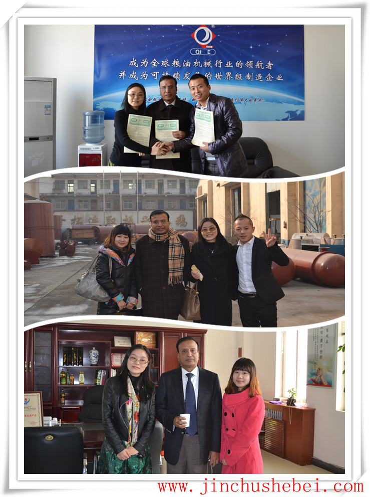 祝賀孟加拉客戶與鄭州企鵝簽訂精煉設(shè)備合同(圖1) 精煉設(shè)備,小型精煉設(shè)備,成套精煉設(shè)備